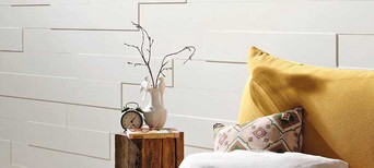 Paneele aus Holz & Stein für Wand & Decke